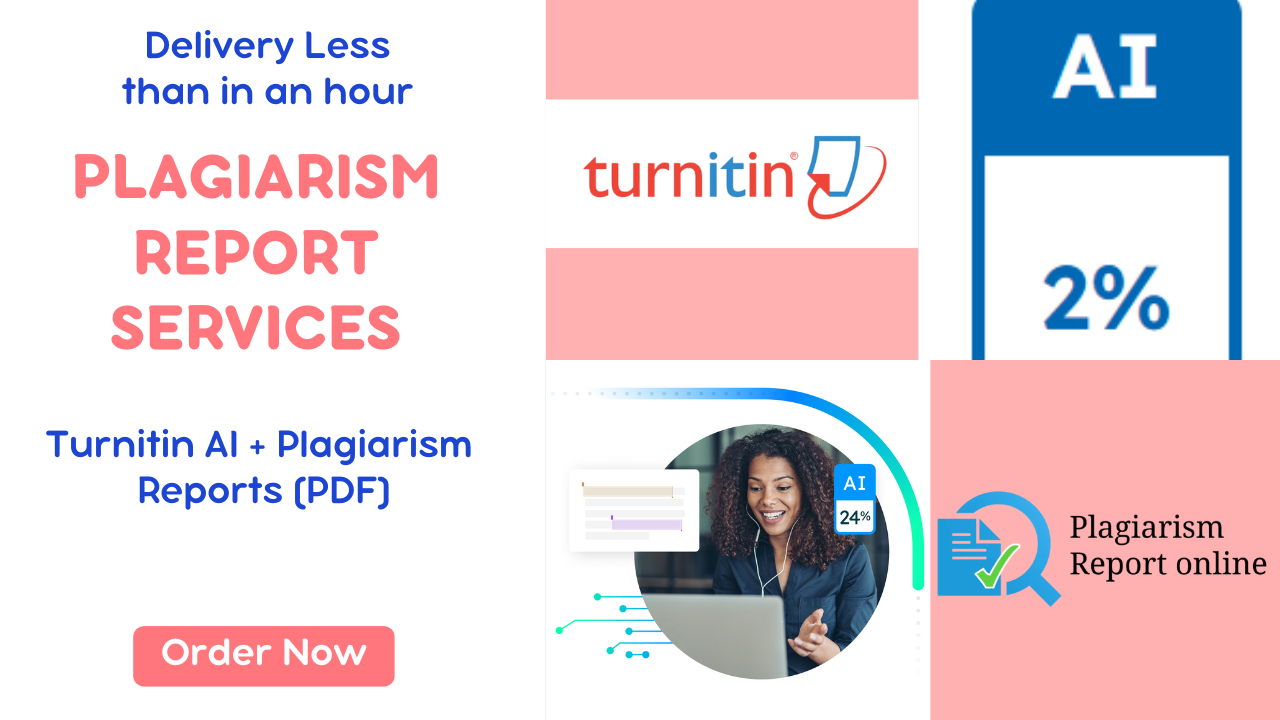 Plagiarism and Similarity Indexed Report Services Wit...