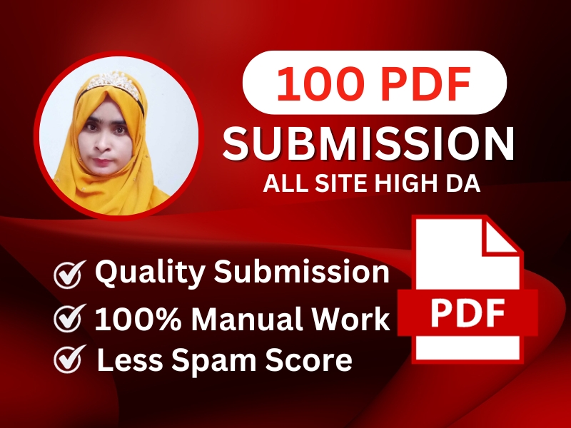 I will do PDF submission to 100 top document sharing ...
