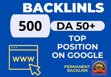 I will provide dofollow backlinks service with SEO hi...