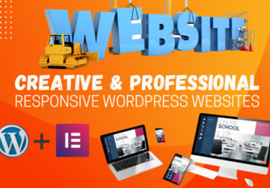 I will create responsive wordpress website design pro...