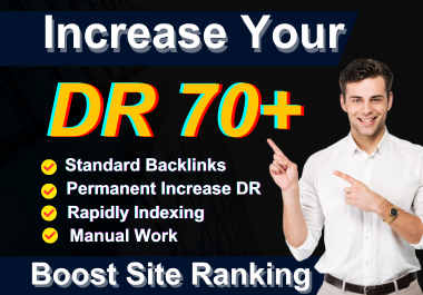 I will increase ahrefs domain rating dr 70 plus by us...