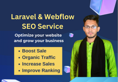 complete Laravel website SEO service for top google r...
