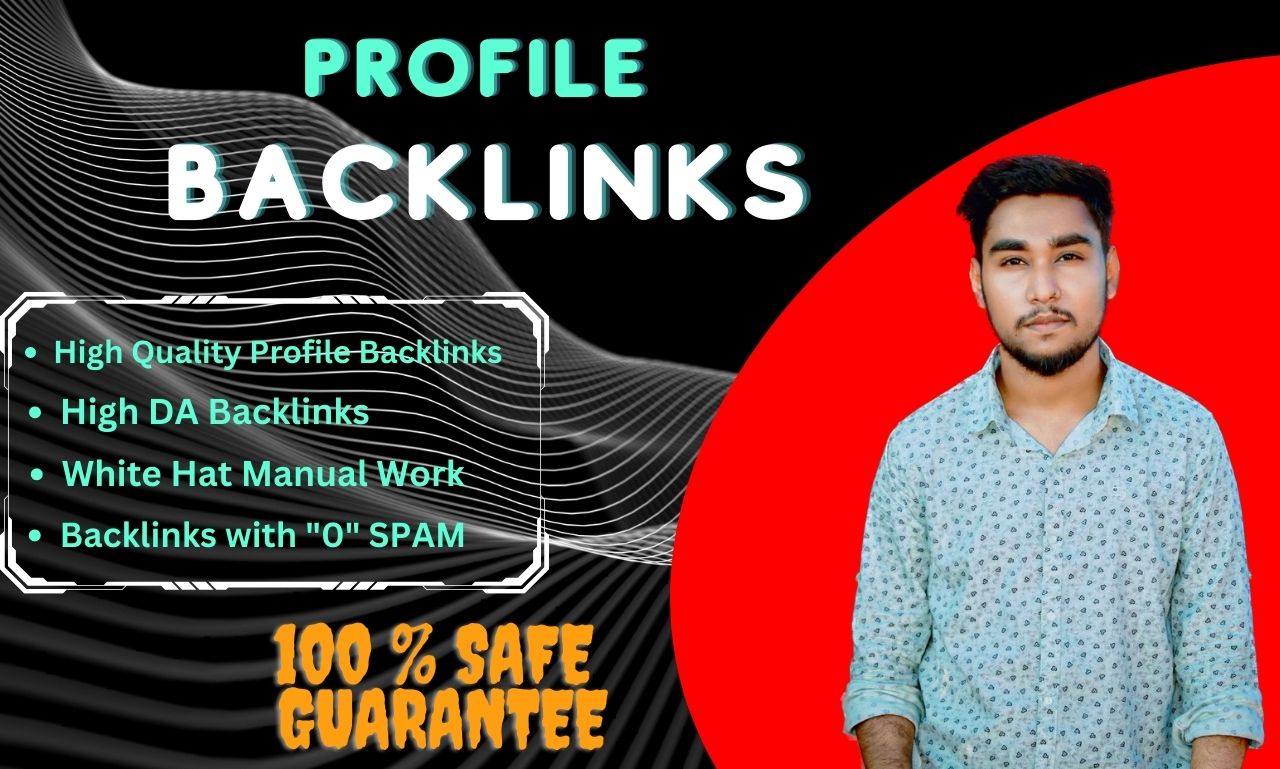 I will do 200 high quality profile backlinks for manu...