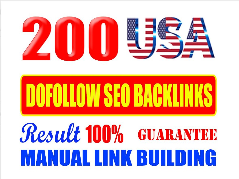 I will make 200 USA-based SEO dofollow contextual bac...