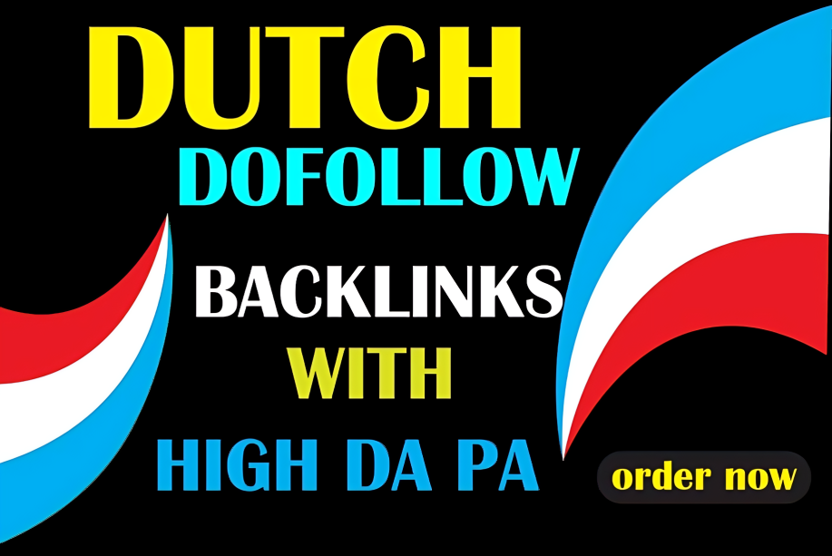 I will create 22 high da dutch seo nl Do-follow backl...