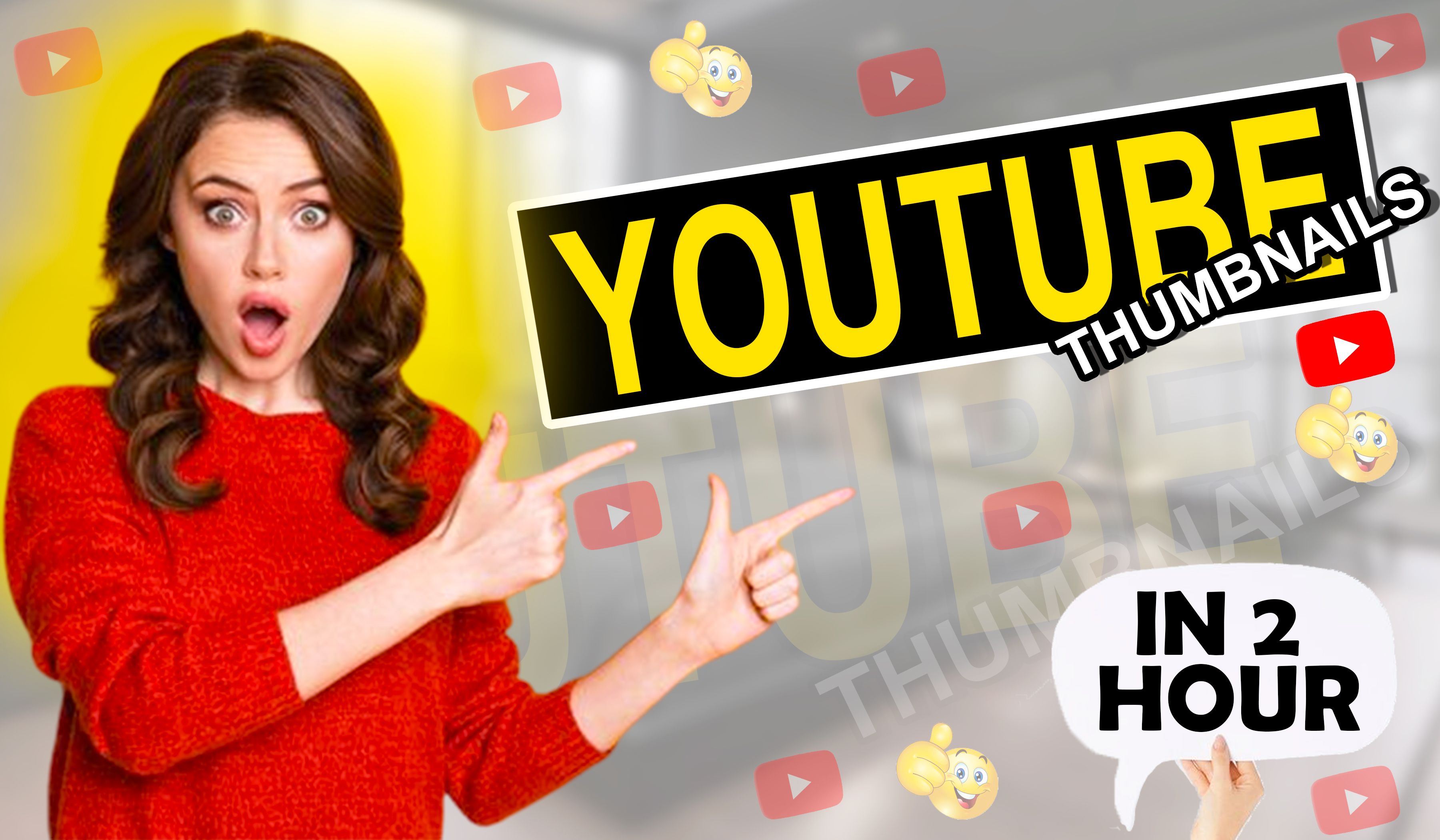 I will make most attractive thumbnails design