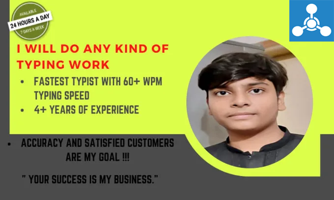 I will do a fast typing job, retype scanned document...
