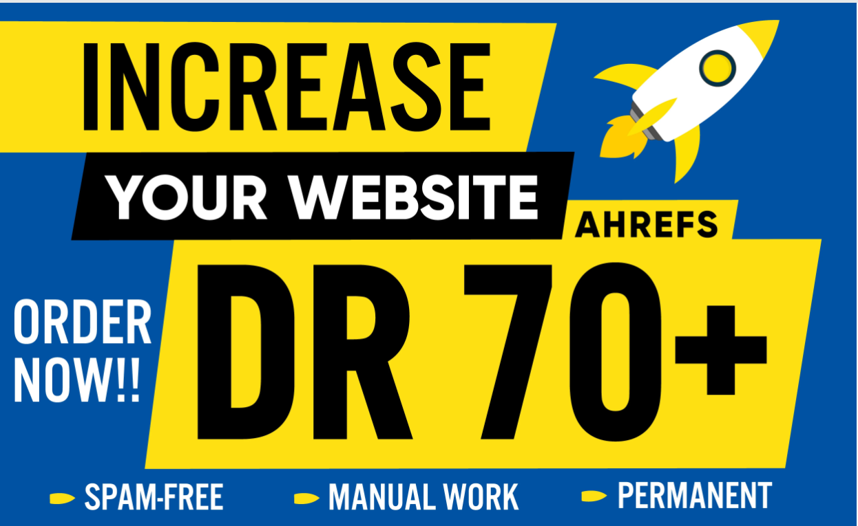 Special Ramdan Offer increase domain rating or ahrefs...