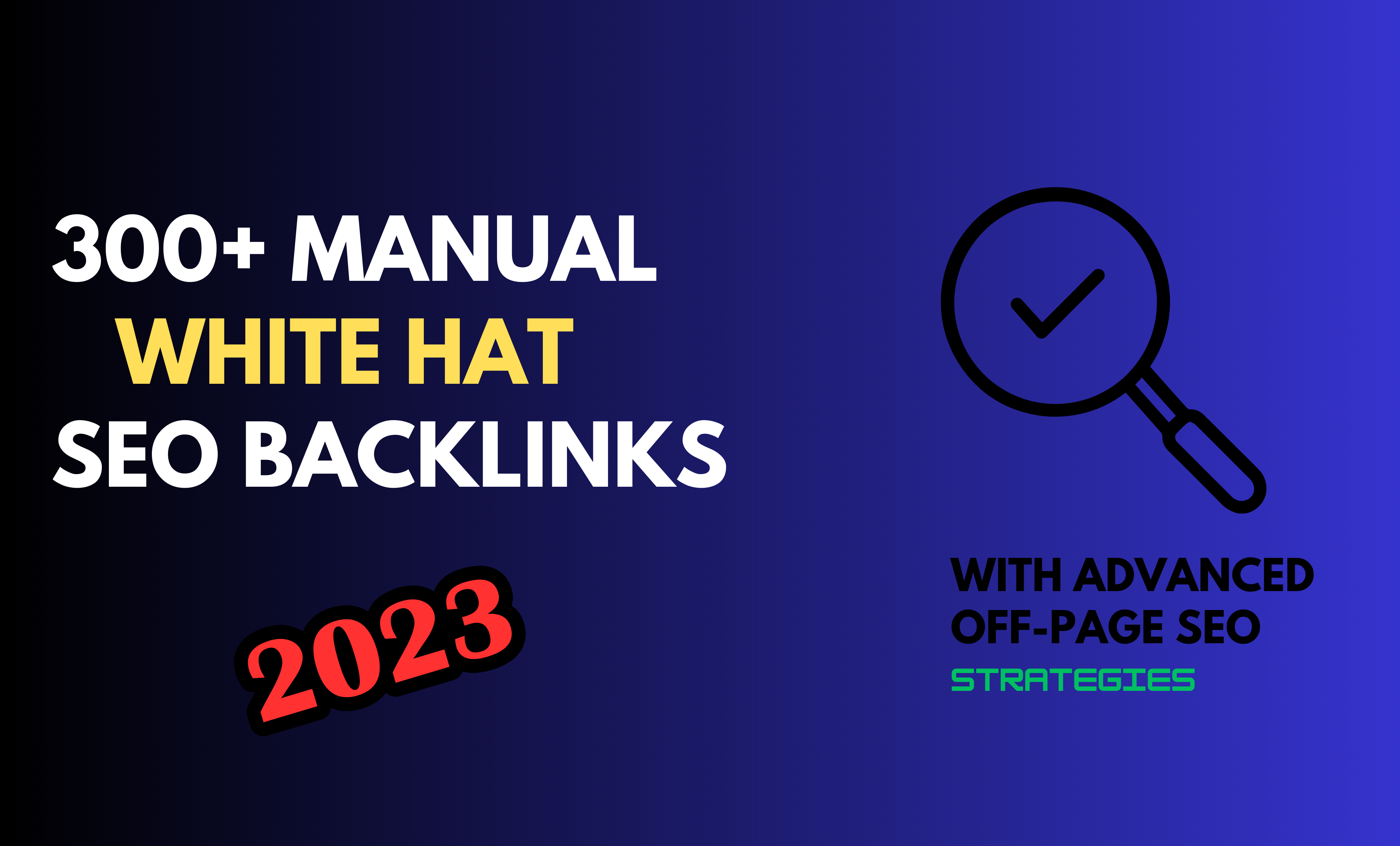 I will be your off page seo manager providing the qua...