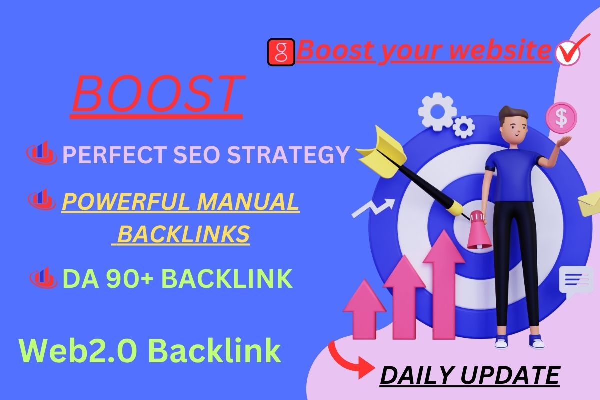 Rank your website in Google, DA 90+ Seo Powerful Bac...