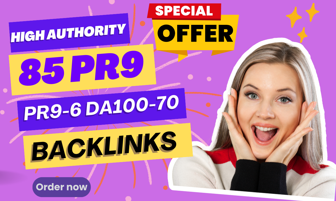 I will build 85 unique domain SEO backlinks manually ...
