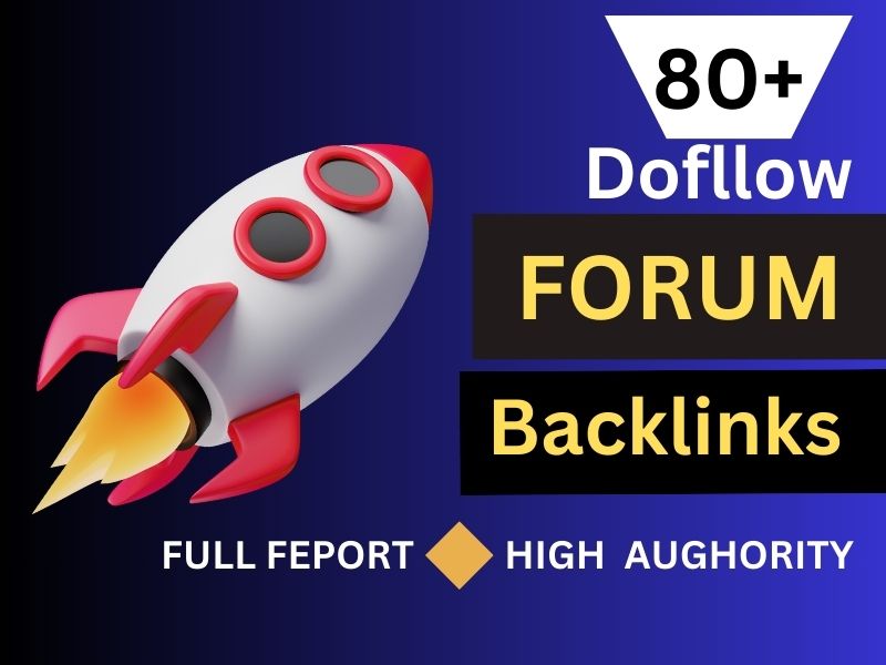 I will do manually 80 unique forum posts and backlink...