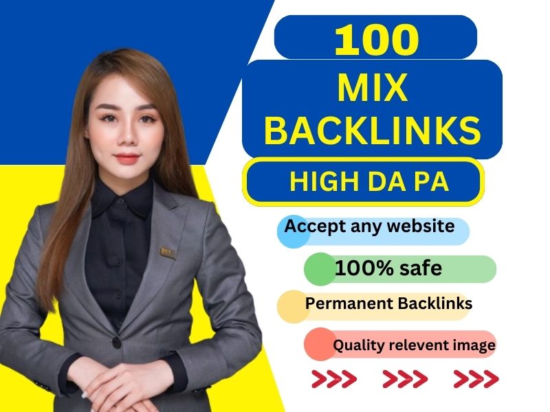 I will rank your manual high 100 mix SEO backlinks wi...