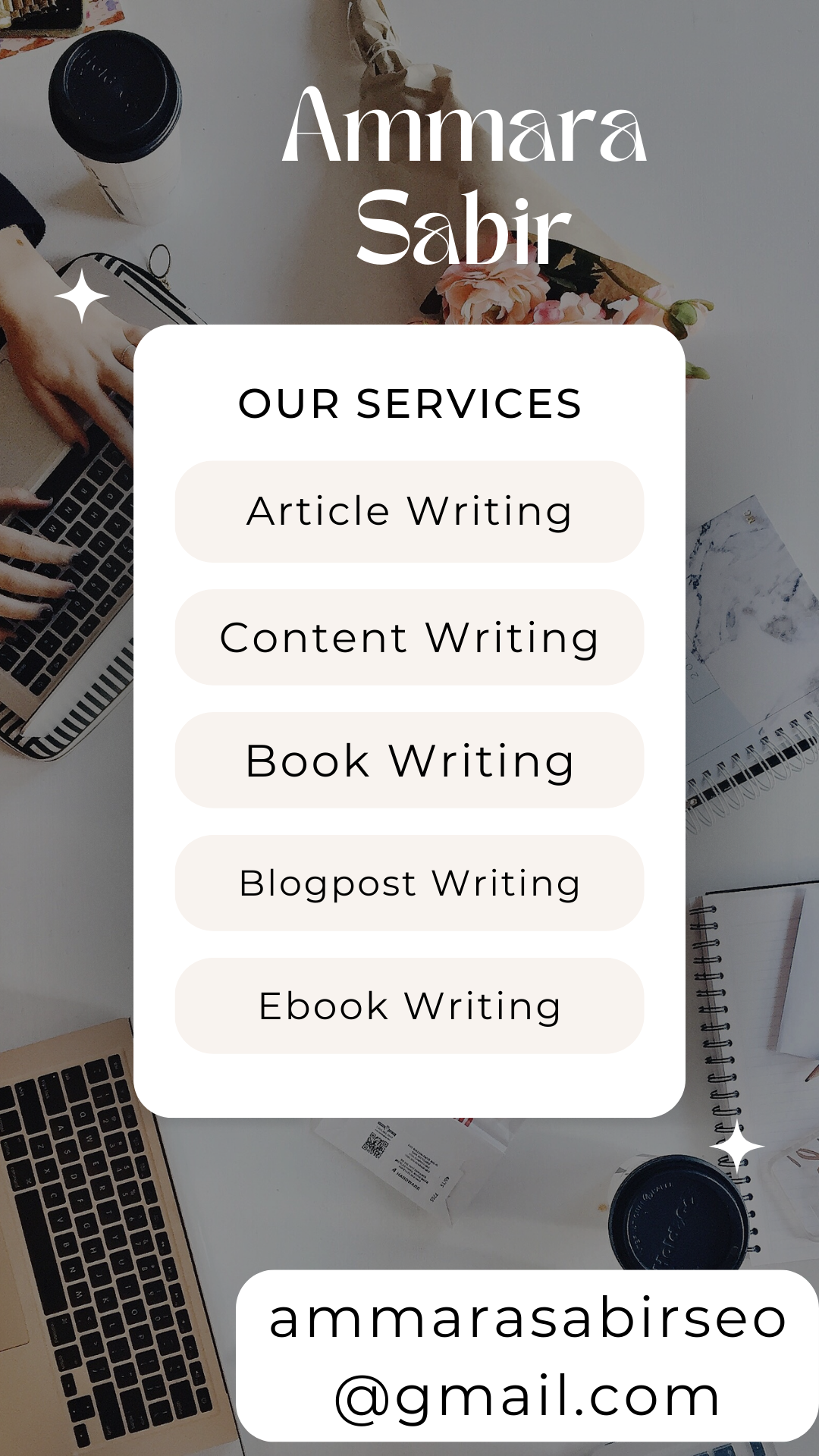 Article, Web Content Writer, Book Writer