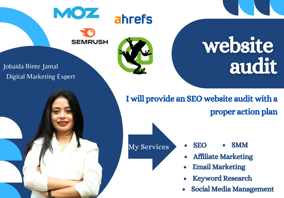 I will provide SEO Website Audit with a proper action...