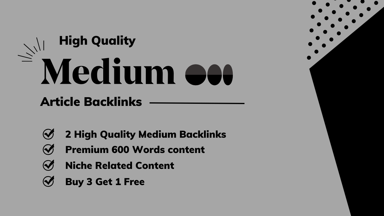 Write and Publish 2 article on Medium with high quali...