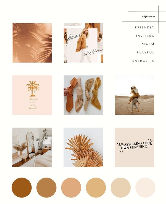 I will create a uniquely designed mood board for you