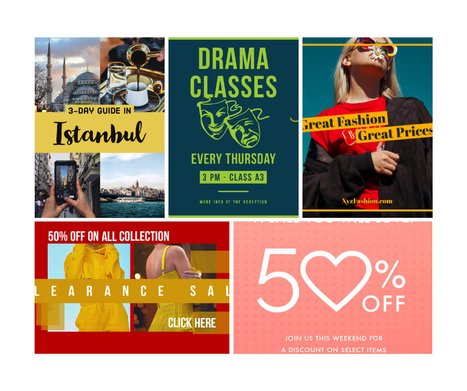 I will create amazing flyer, poster, banner, socia...