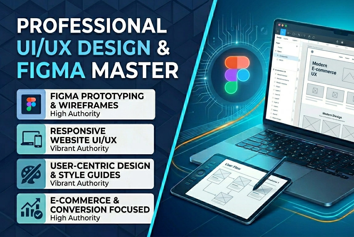 Figma website design UI/UX designer