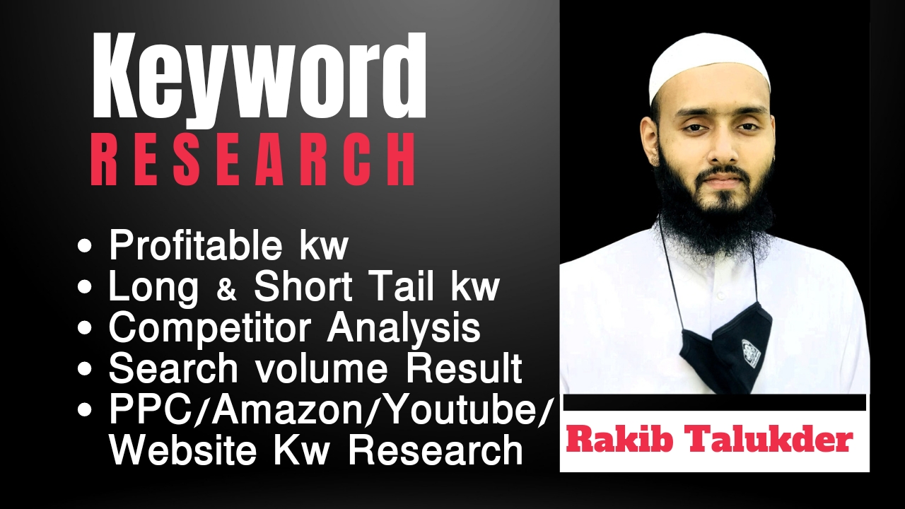 I will do Keyword Research and Competitor Analysis fo...