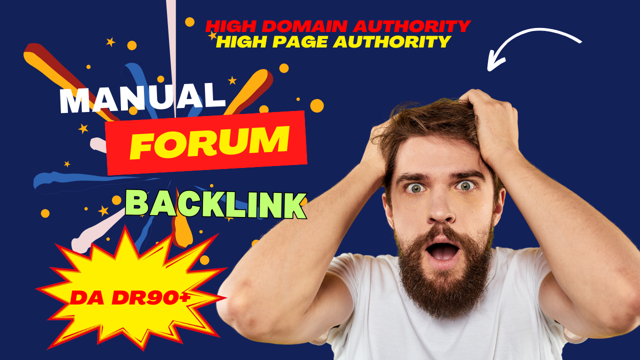 I will create 200 manual forum backlink relevant to y...