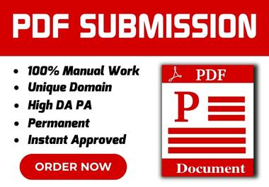 I will do110 PDF submission to high quality document ...