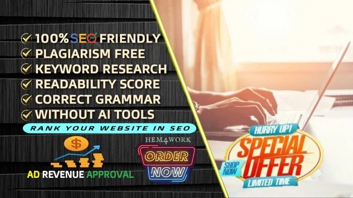 Write 30 Articles of 1500 Words Without AI, SEO Frie...