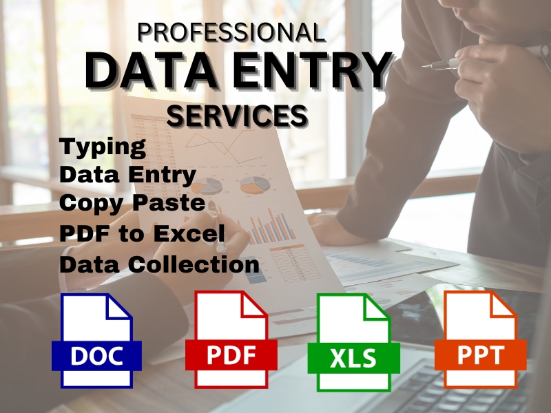I am capable to handling any data entry tasks for you...