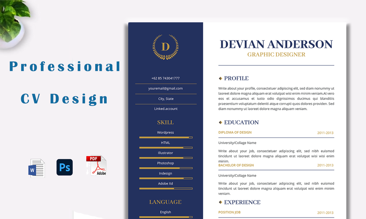 Professionally Rewrite & Design your ATS CV/Resum...