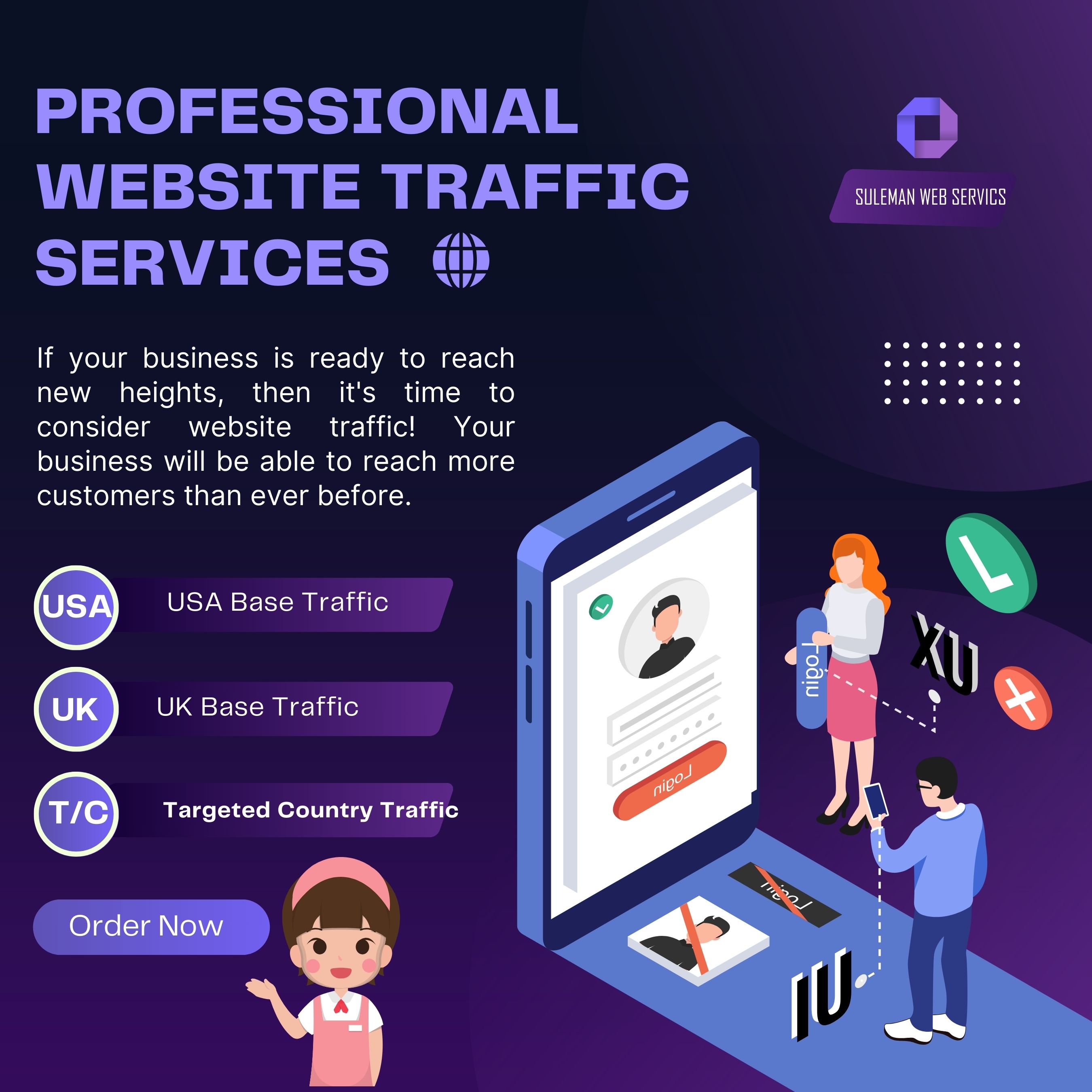We are giving you Real and Unique USA traffic for 3 d...