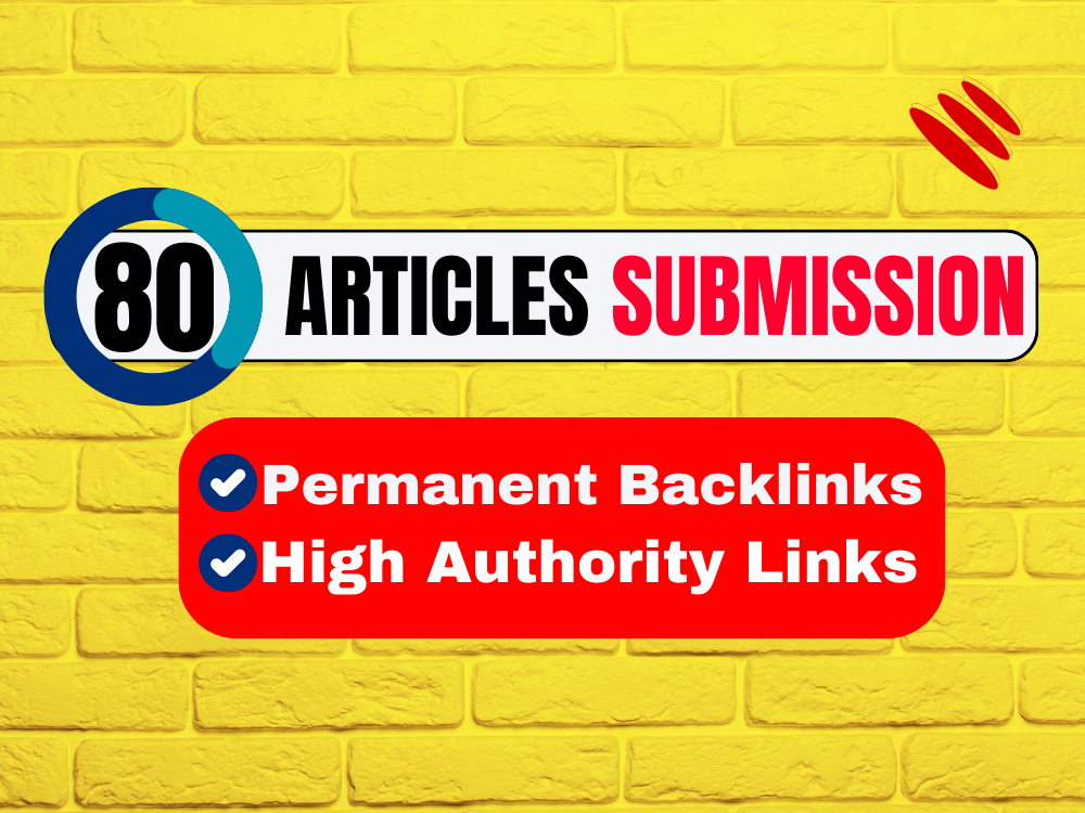 I will create 125 unique Article Submission SEO backl...