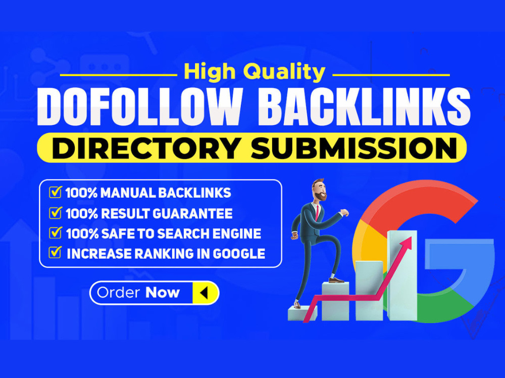 You will get 50 Directory Top Authority SEO Backlink