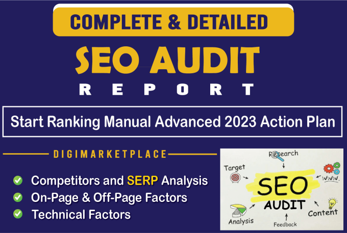 provide expert SEO audit report, competitor website ...