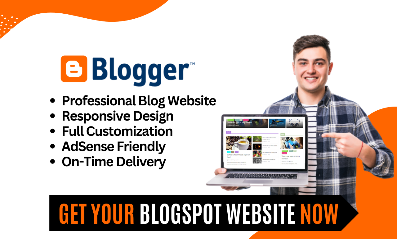 I will create or design professional blogger blogspot...