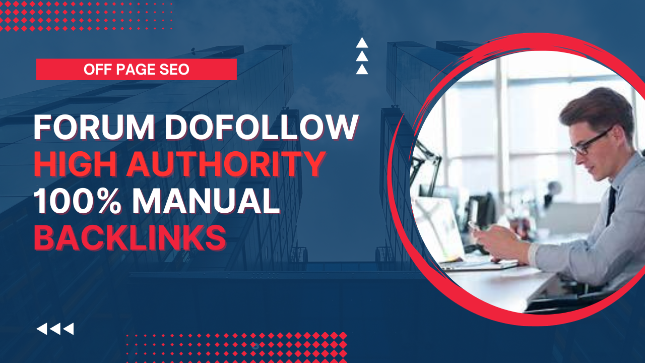 Rank your website 100 high-authority SEO Forum backli...