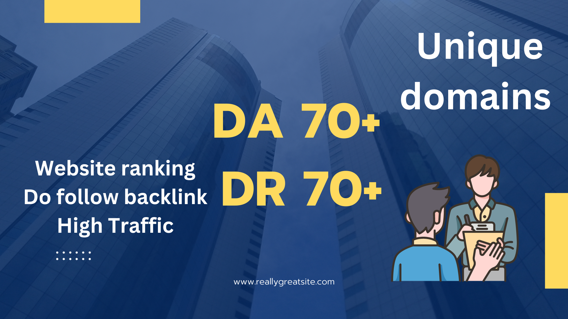 I will provide you with high authority backlinks for ...