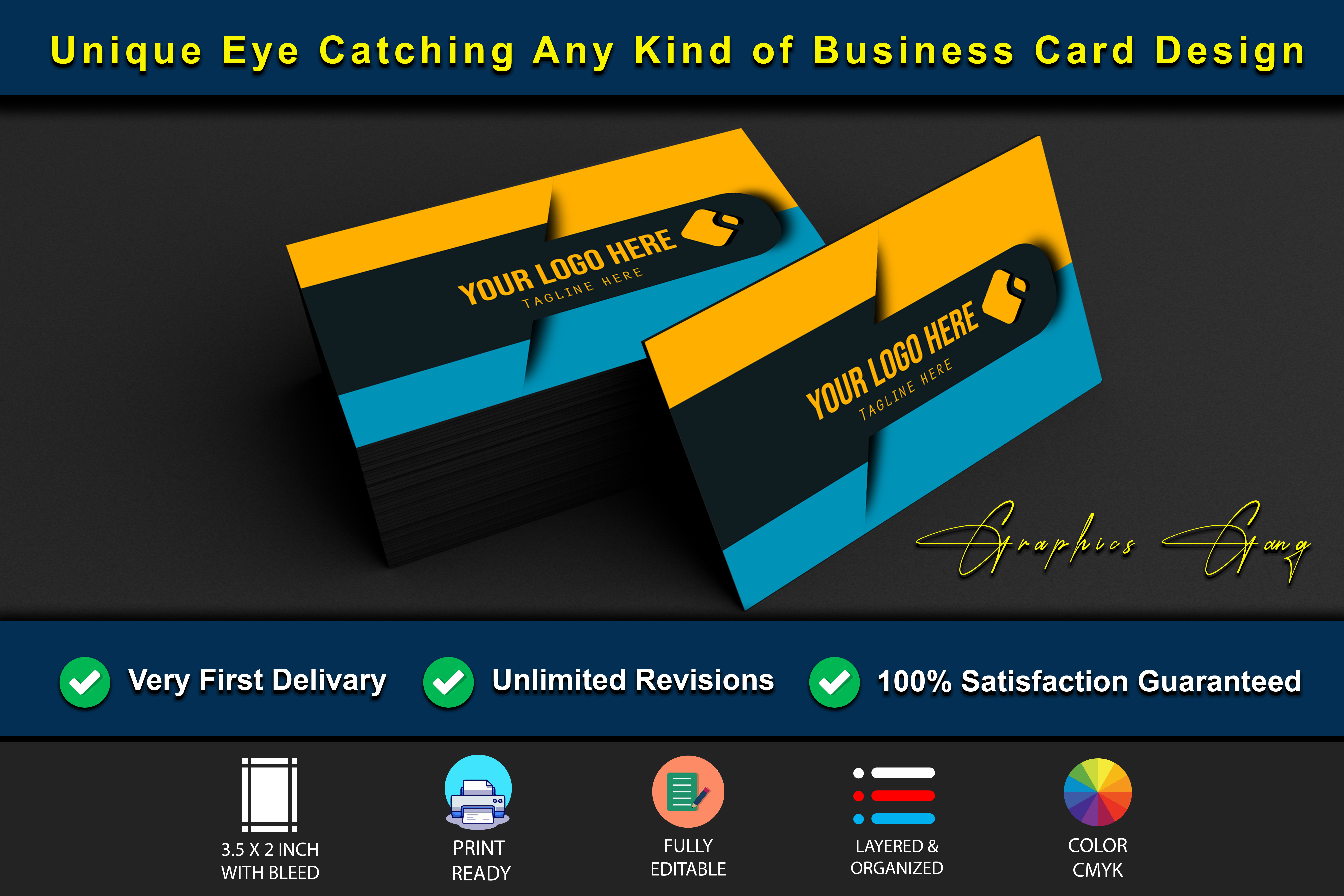 I will create luxury & professional business card...
