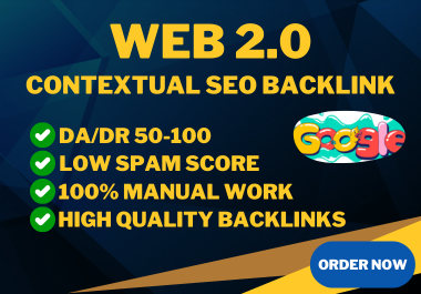 Provide 125 WEB 2.0 Contextual SEO Backlinks for Your...