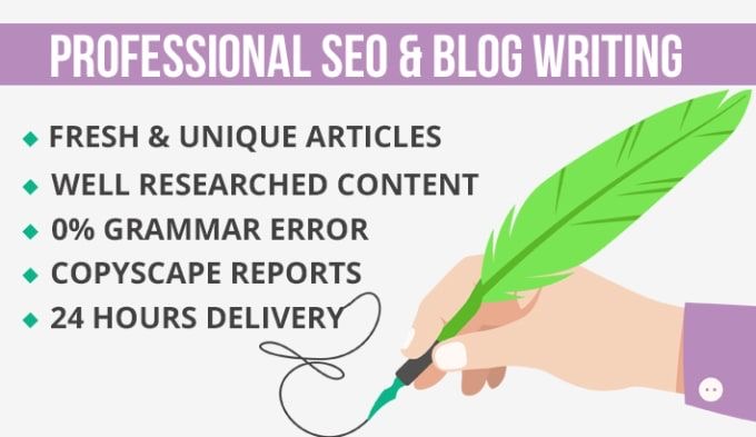I will write a professional article for your blog or ...