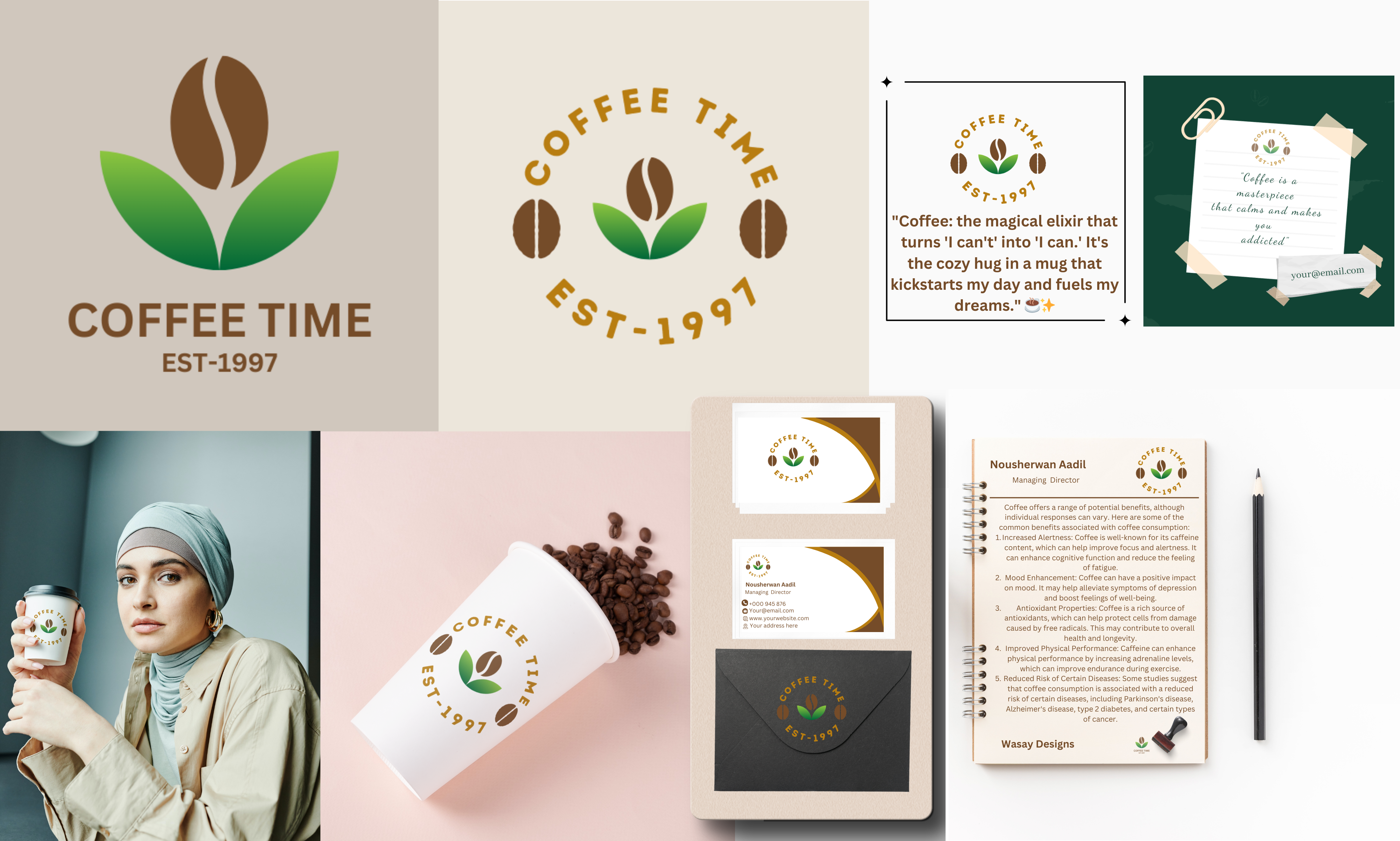 I will design a creative logo and complete branding k...