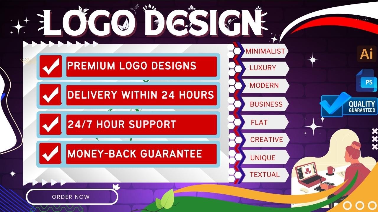 I will create a professional impressive logo design