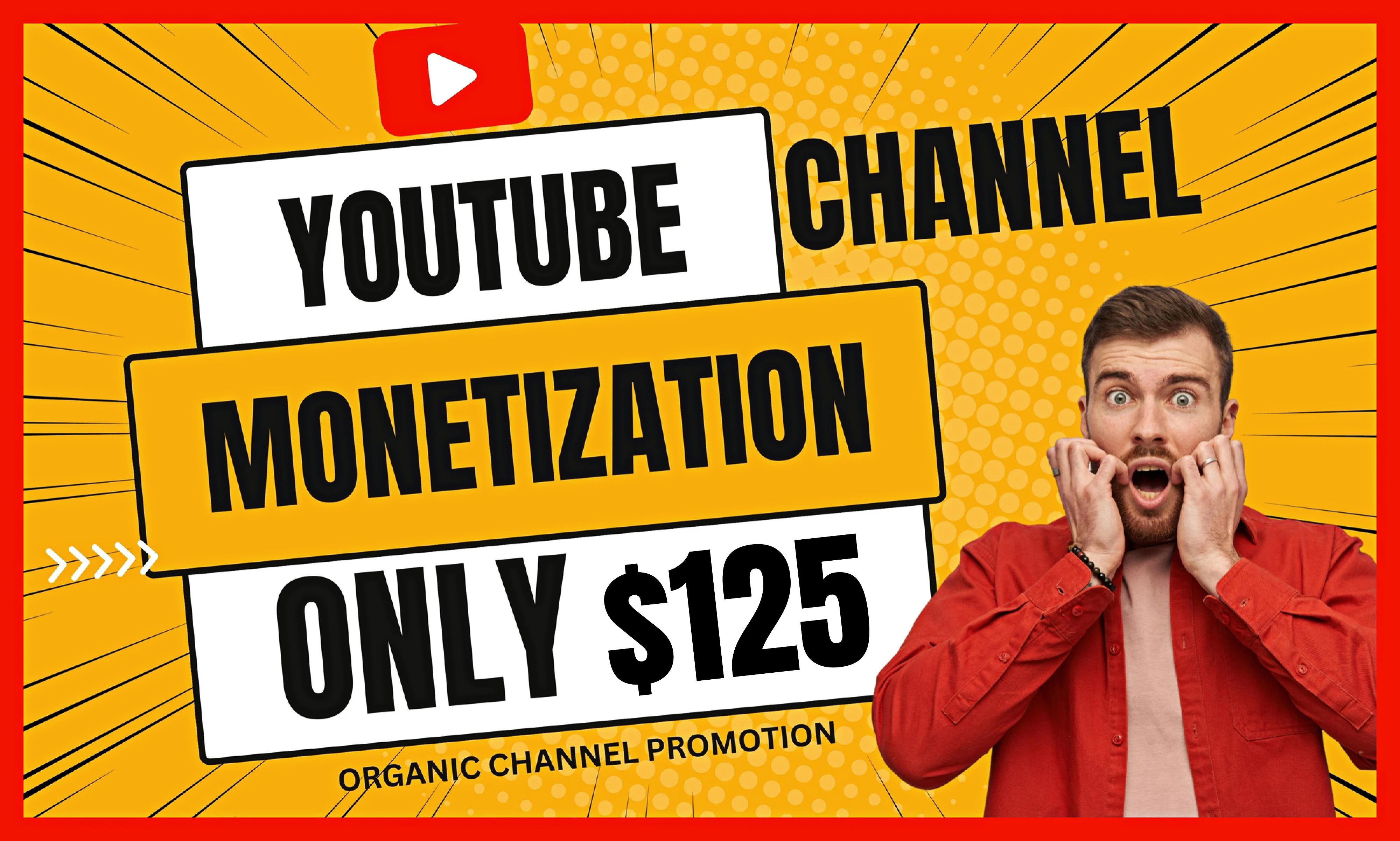 i will monetize your yt organically