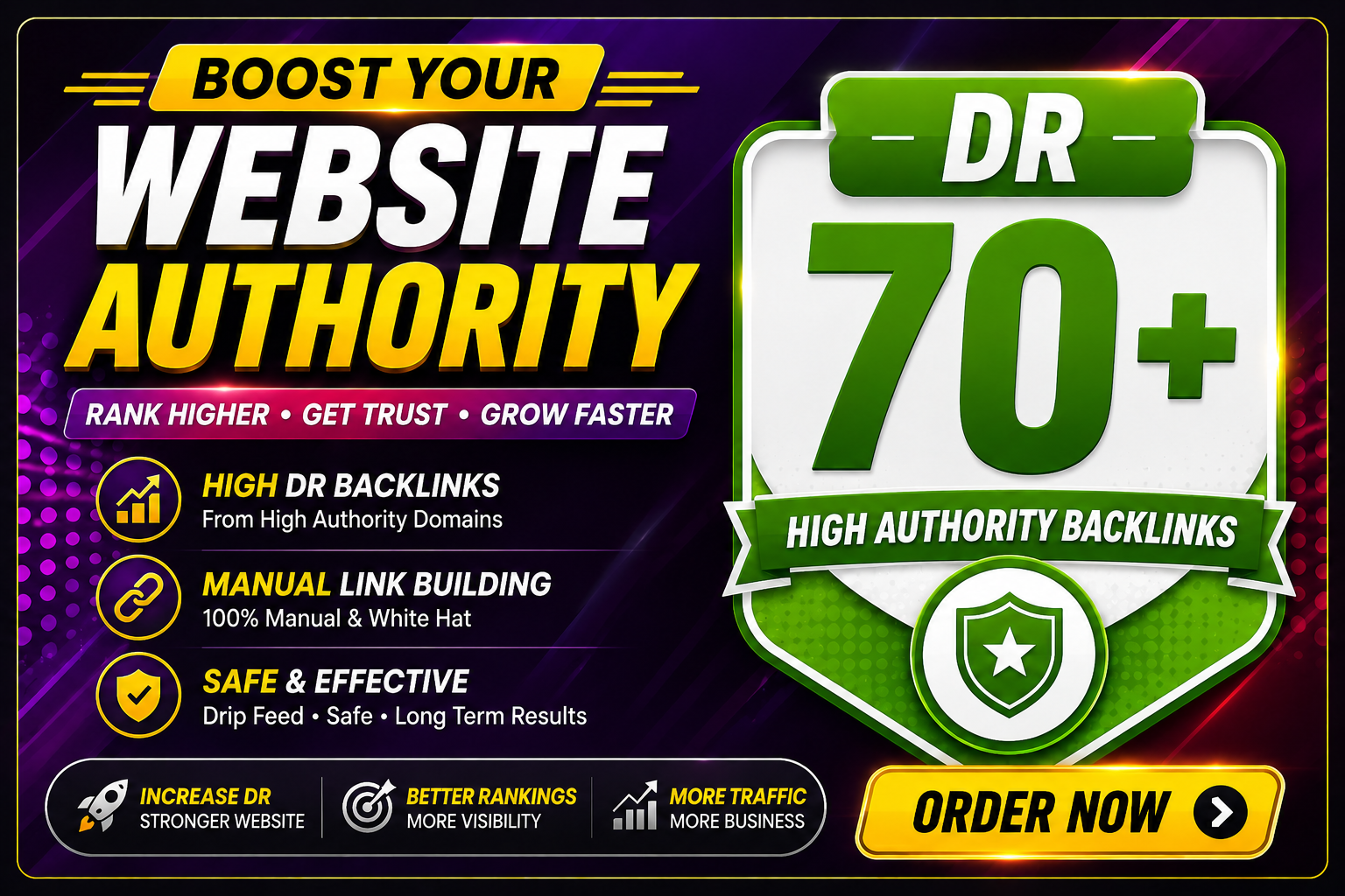 Increase Your Site Authority ahrefs domain rating DR ...