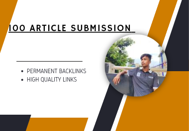 I will Create 100 unique article submission contextua...