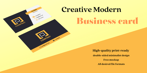 I can design professional, modern, minimalist busin...