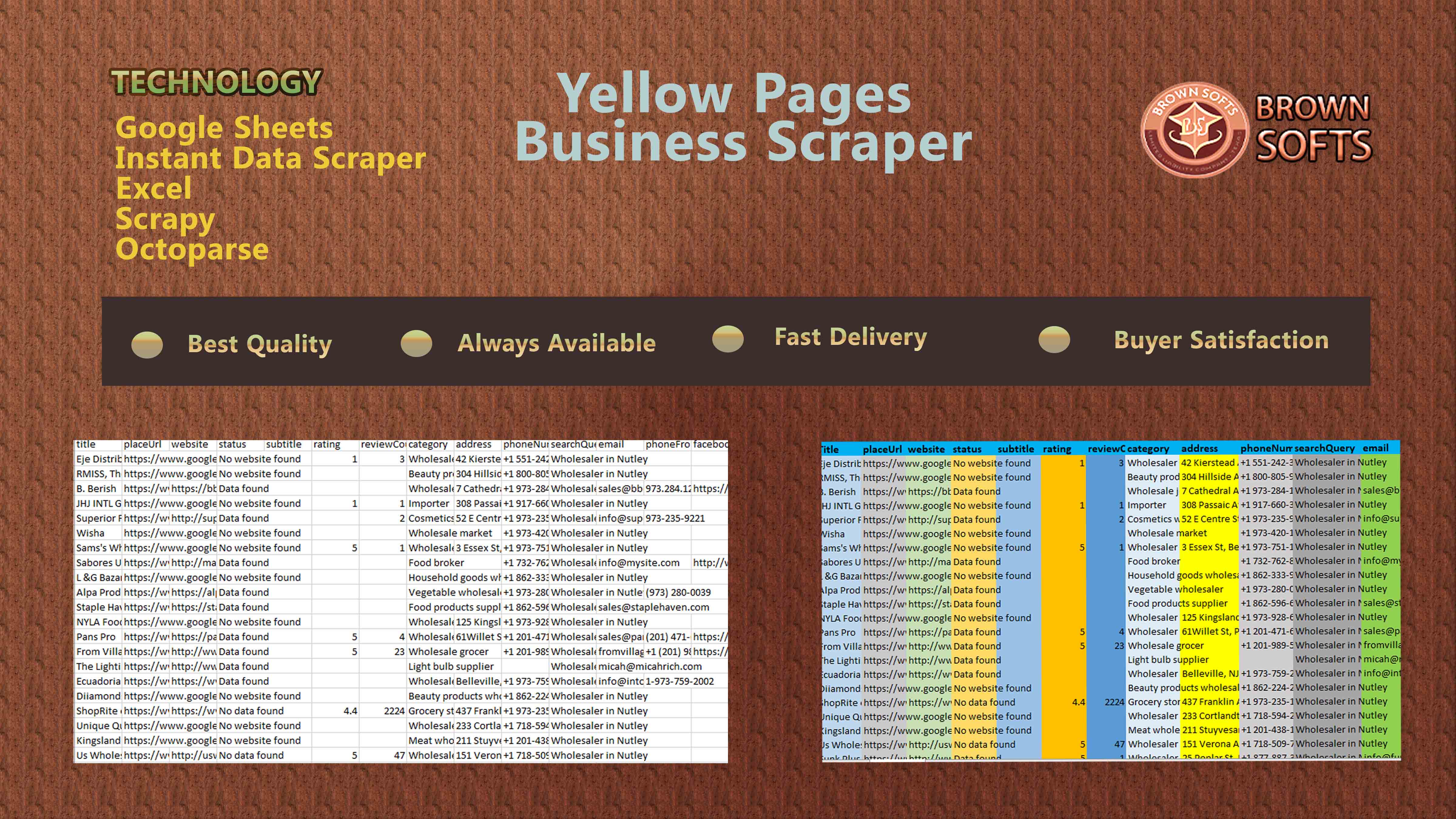 We offer comprehensive data extraction services from ...