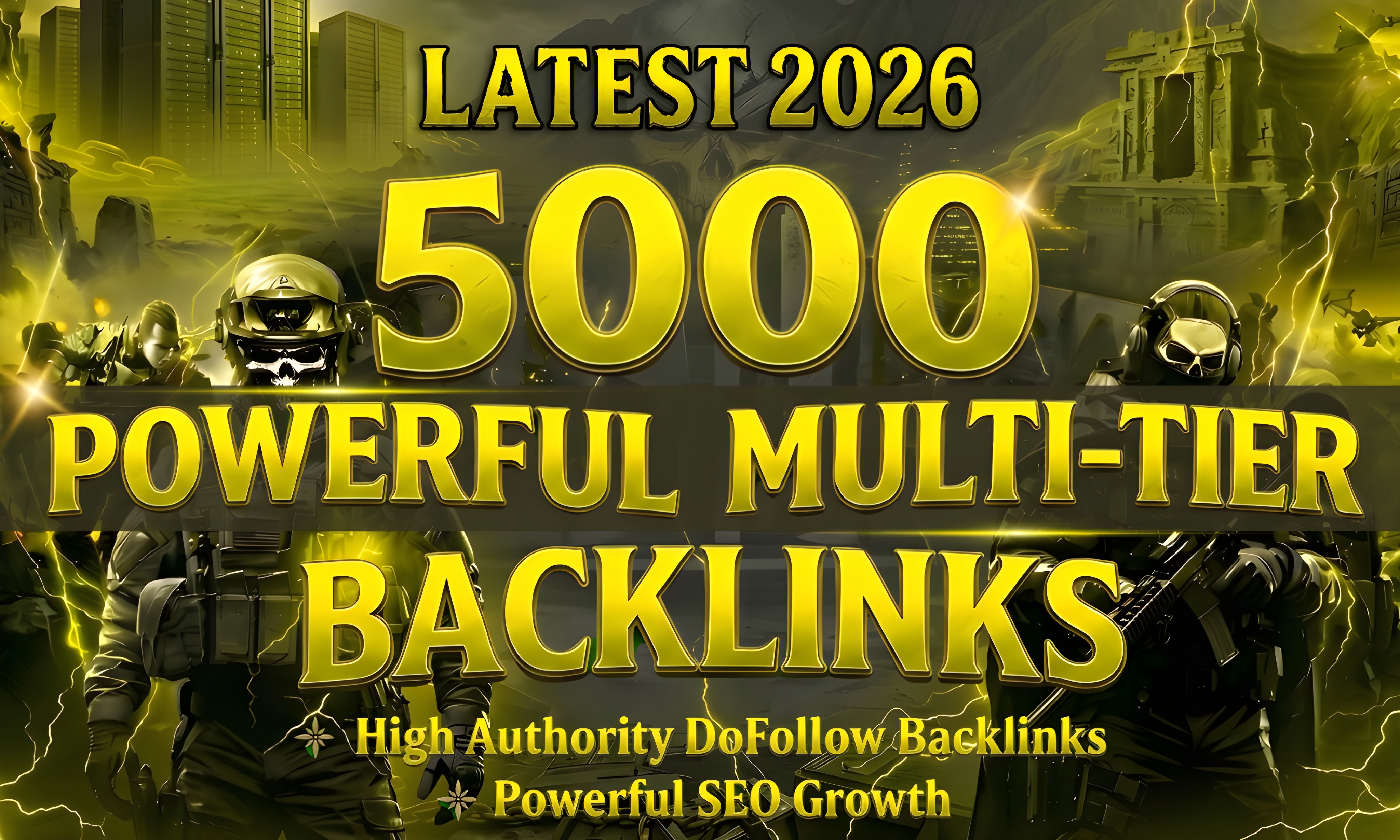 SUPERIOR Multi 3-Tier SEO Package with 5000 Backlinks...