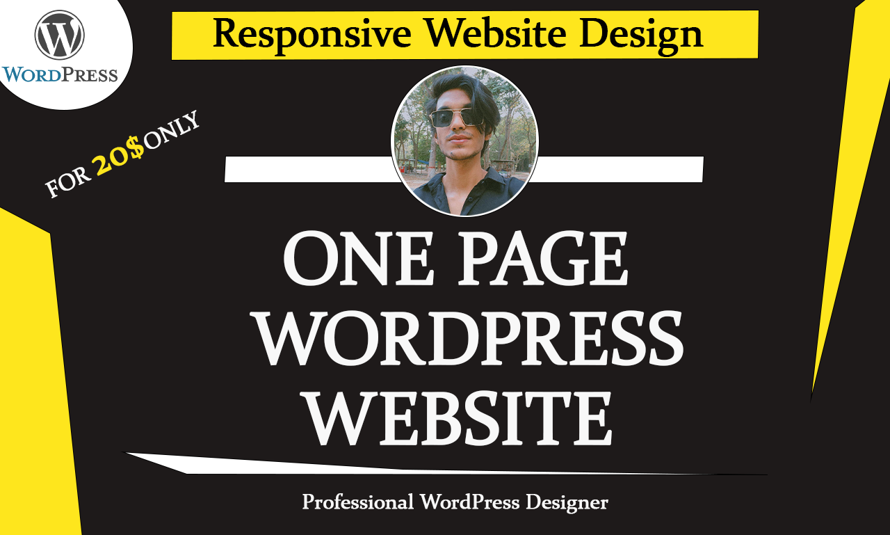 i will design, develop creative and stunning 1 page ...