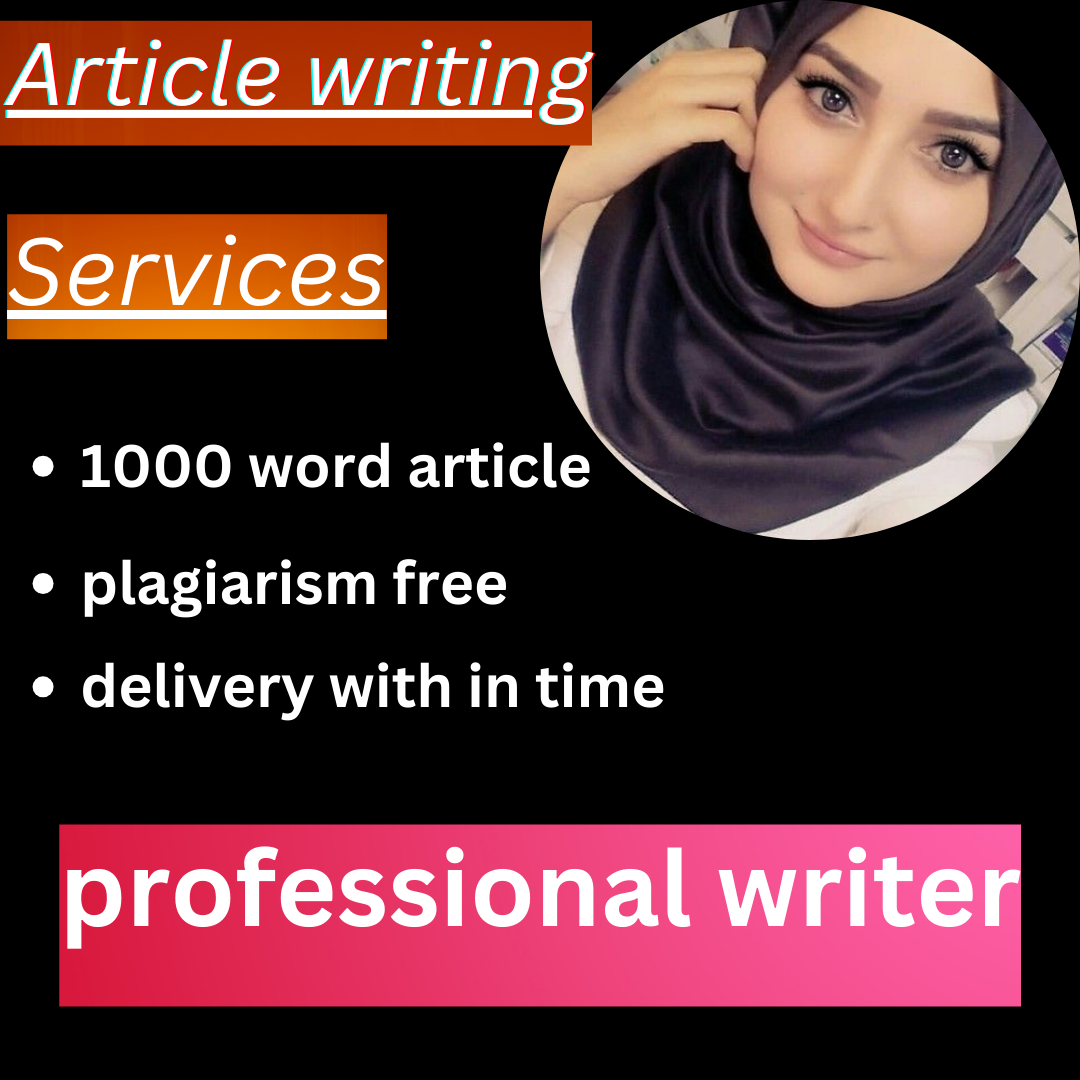 1 will write 1000 word blog post, website content wr...