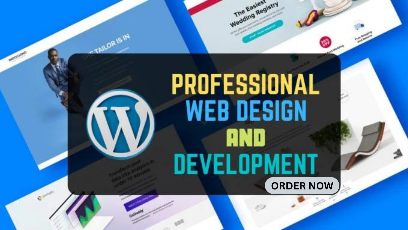 I will create wordpress website design and developmen...
